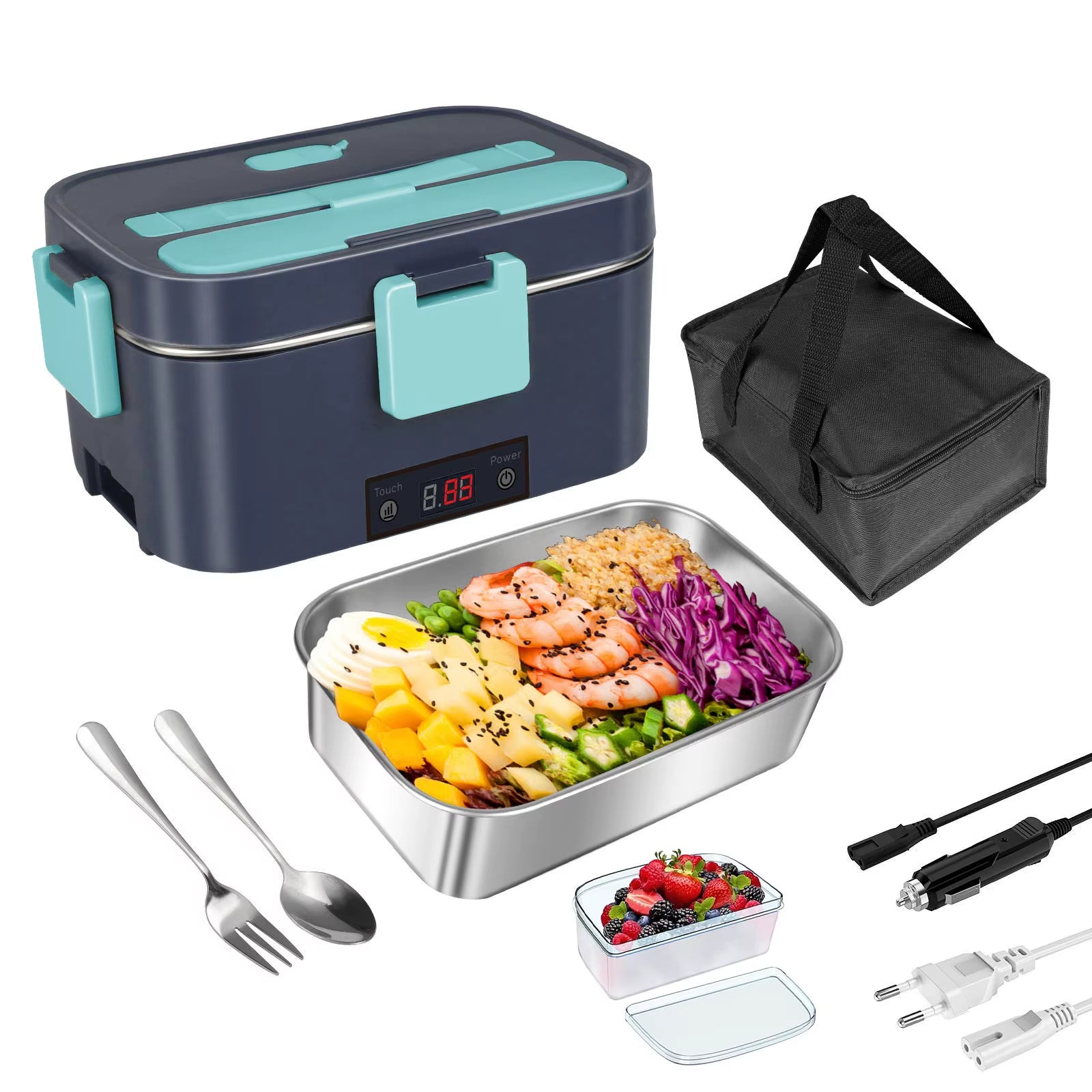 Lunch Box Électrique Multifonction 3 en 1 